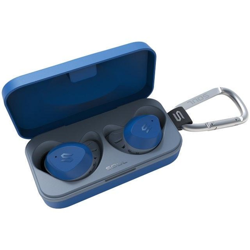 SOUL S-Fit – All-Conditions True Wireless Earphones Blue