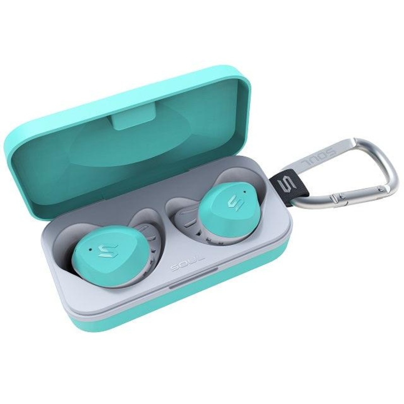 SOUL S-Fit – All-Conditions True Wireless Earphones Teal