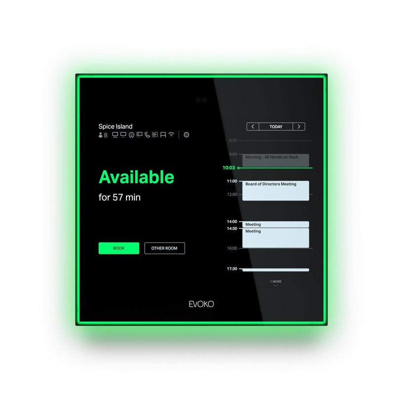 EVOKO NASO Cloud Based Room Manager 8″ Multi-Touch LCD Screen. 802.11b/g/n/ac 2.4ghz, 10/100Mbps, Bluetooth 4.2 (BLE), Calendar Calendar Services Support for MS STOCK CLEARANCE SALE Up to 40% OFF