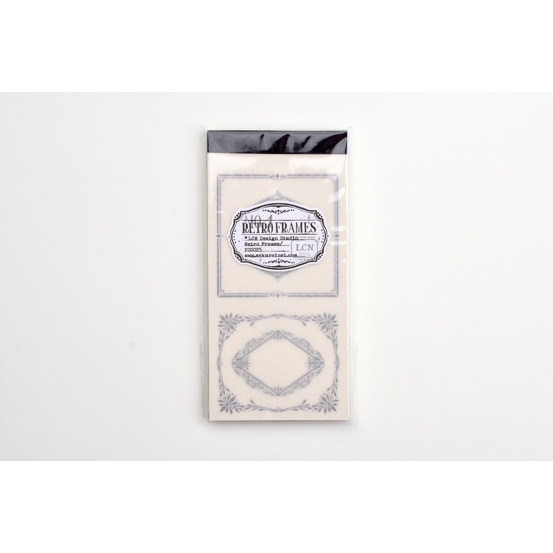 LCN Letterpress Notepad – Retro Frames No.1