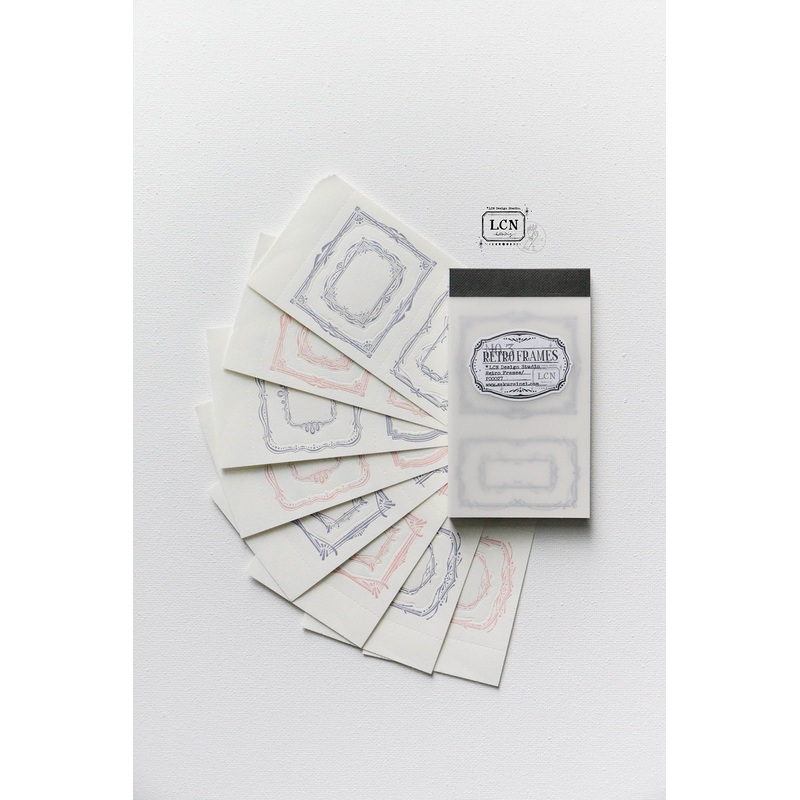LCN Letterpress Notepad – Retro Frames No.3