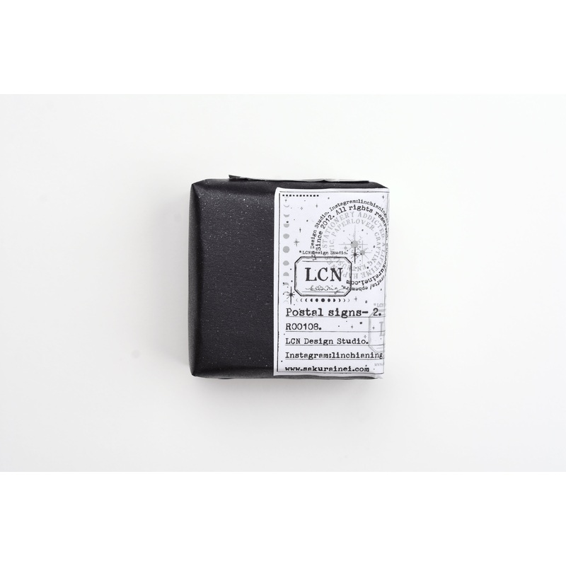 LCN Stationery Rubber Stamp Set – Postal Signs Set 2