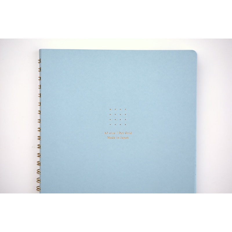 MD Ring Notebook Soft Color – A5 – Dot Grid – Blue