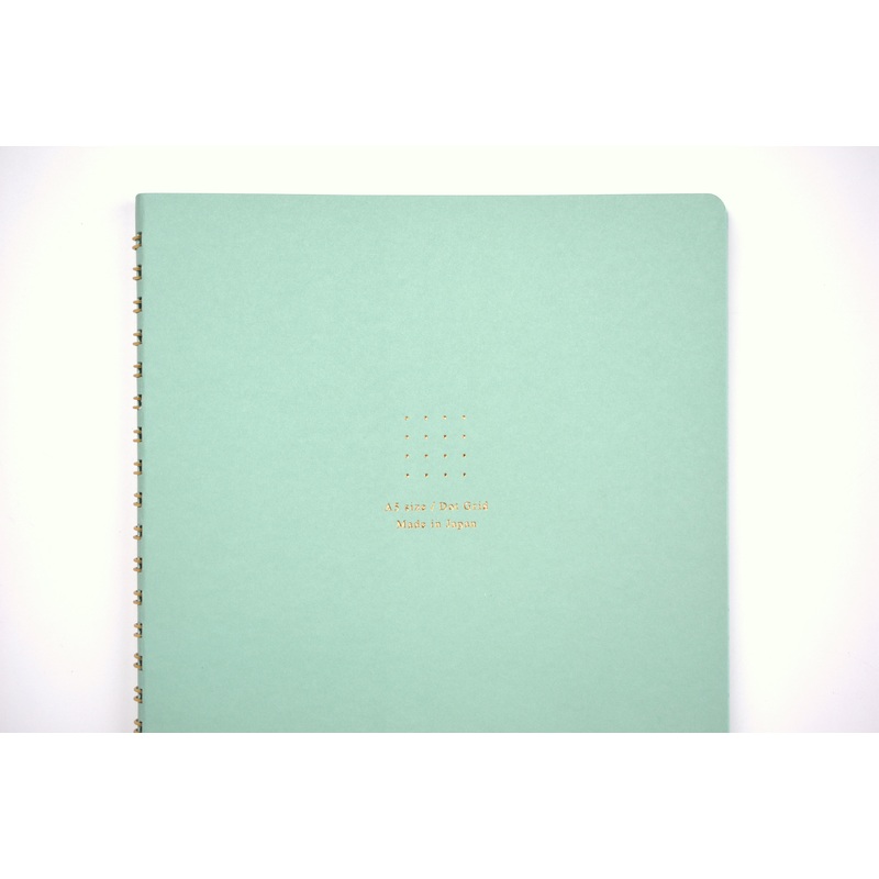 MD Ring Notebook Soft Color – A5 – Dot Grid – Green