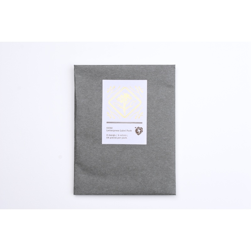 OURS x Koopa – The Wayfarer’s Note – Letterpress Label Pack