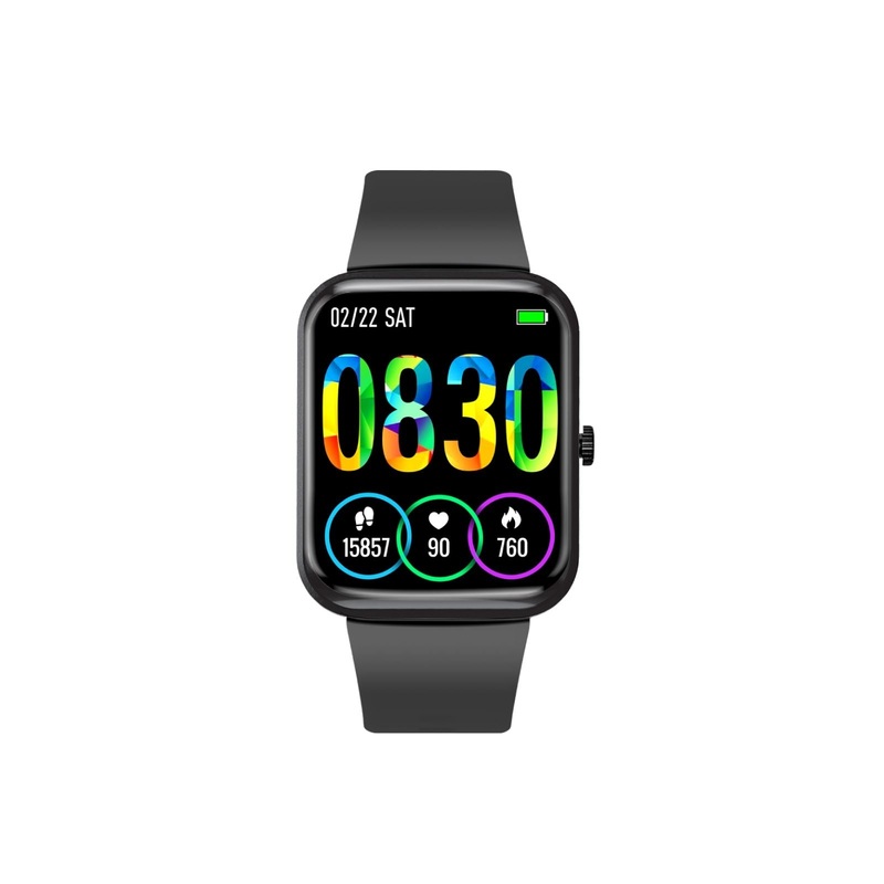 PROMATE IP67 Smart Watch with Fitness Tracker & Bluetooth Calling 1.8″ Hi-Res Display. Up to 15 Days Battery Life. Heart Rate/Step/Sleep Tracker. Find Phone. Alarm. Built in Games. Voice Assist. Graphite.