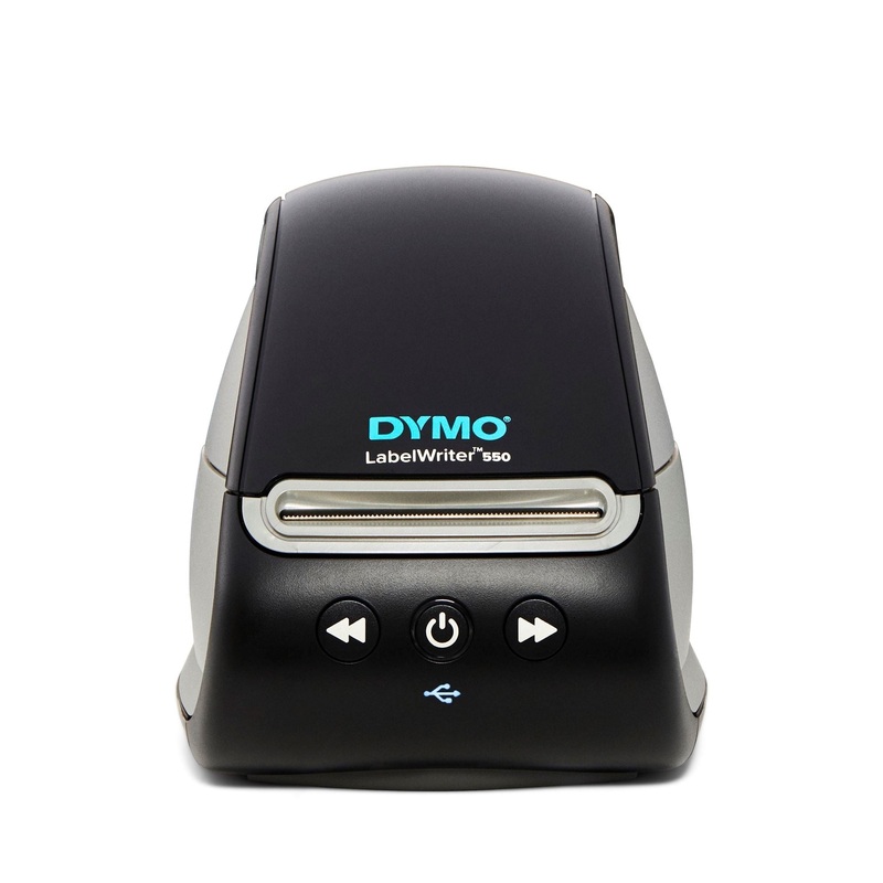 DYMO LabelWriter 550 Label Printer. Print up to 62 Labels per Minute. Customize print address, Name Badges, File Folder, Barcode Labels For PC & MAC, 300 x 300 DPI, No Keyboard.