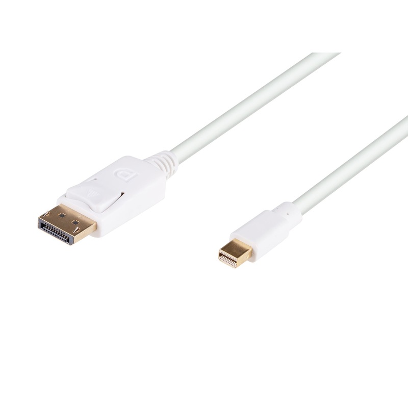 DYNAMIX 1m DisplayPort to Mini DisplayPort v1.2 cables. Gold Shell Connectors DDC Compliant. Bi-Directional. Max Res: 4K@60Hz.