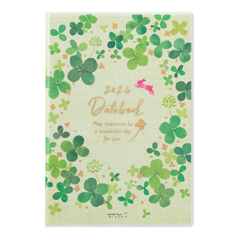 Midori Pocket Diary 2024 – Clover – B6