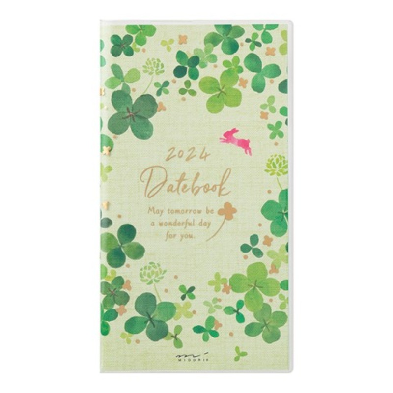 Midori Pocket Diary Slim – 2024 – Clover