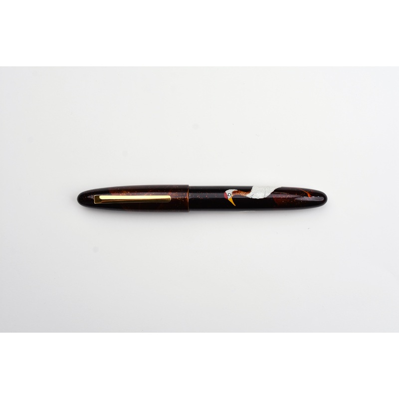 Taccia Miyabi Maki-e Fountain Pen – Dancing Crane – Limited Edition