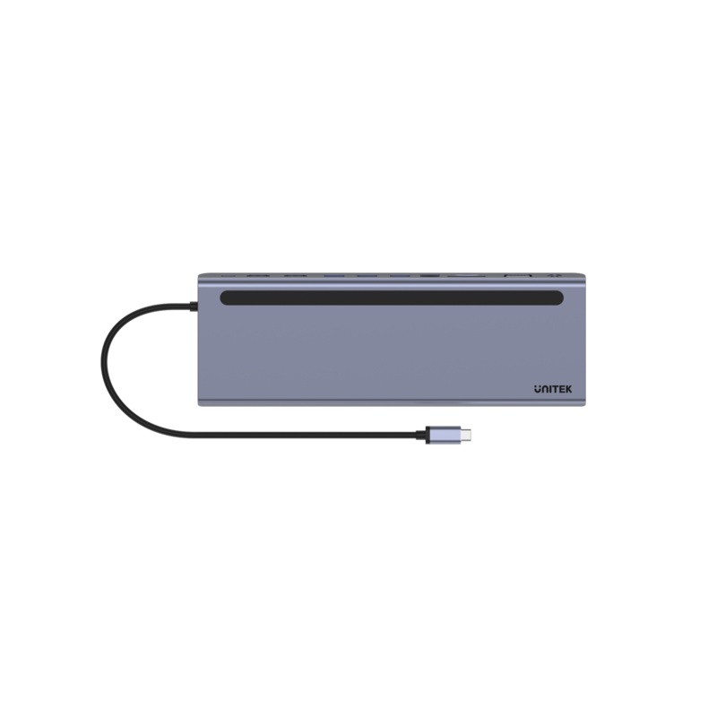 UNITEK 11-In-1 Mulit-Port Hub with Support for MST Triple Monitor (Dual HDMI) & USB-C Connector. Includes 3x USB-A Ports, 2x HDMI Ports, 1x VGA, USB-C PD 100W Port, JUNE Promo – Includes FREE C137W