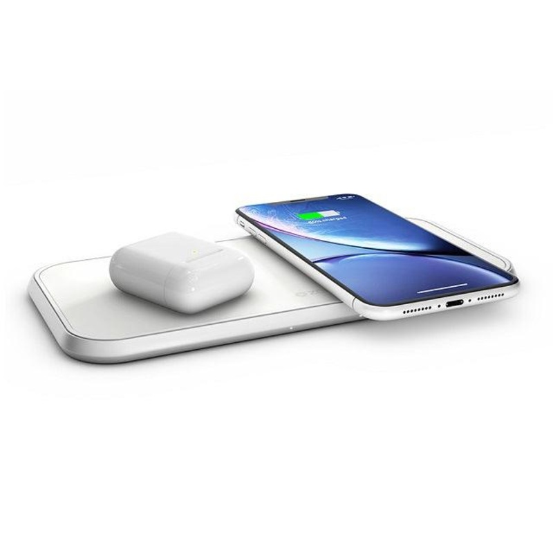 ZENS Aluminium Dual Wireless Charger 10W (2-1 Charger)