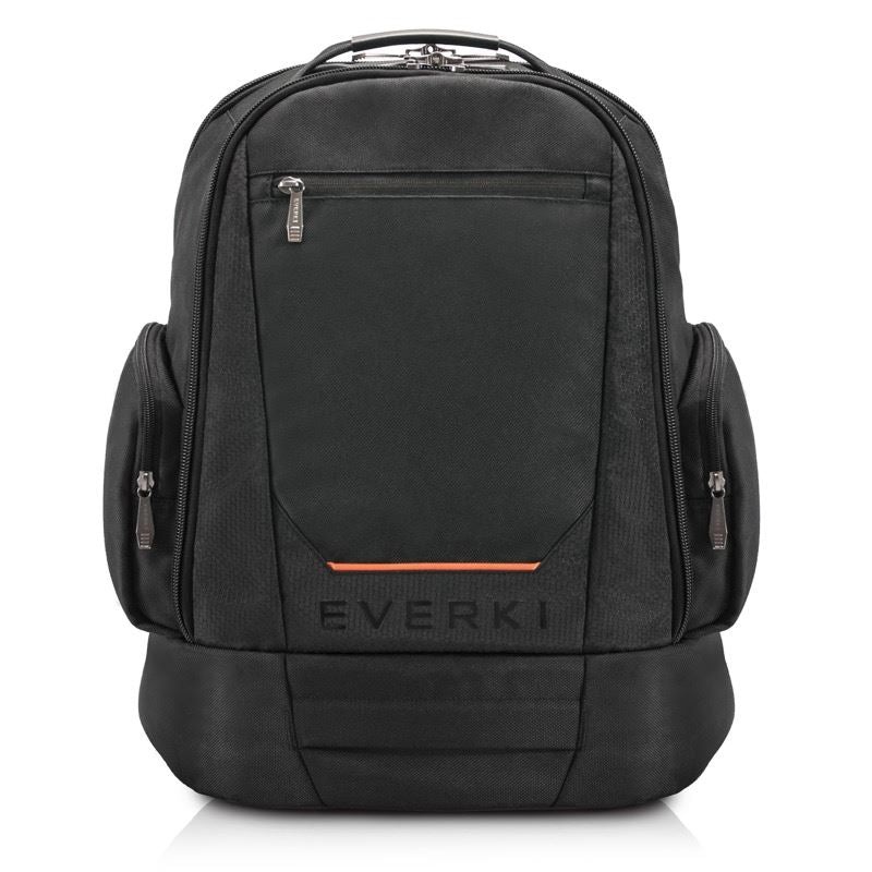 EVERKI ContemPRO Laptop Backpack. Designed to Fit up to 18.4″ Notebooks. Spacious Compartments. Trolley Handle Pass-through. Felt Lined Laptop Compartment. Headphone