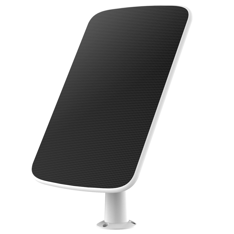 EZVIZ Solar Charging Panel for Battery-Operated Cameras. Weather Proof IP65, Delivers up to 6.2W, Includes 4M Cable, Adjustable Mounting Bracket & Screw Kit. With Micro USB Connector