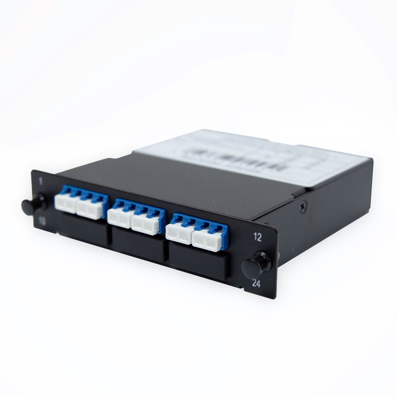 DYNAMIX MPO SM 3 Port LC Quad Single-mode 12 Fibre Cassette. Dual Polarity A/C. Made with ELITE Low Loss Connectors.