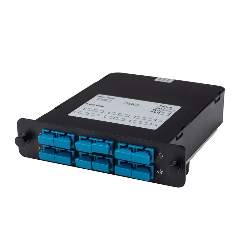DYNAMIX MPO SM 6 Port SC Duplex Single-mode 12 Fibre Cassette. Dual Polarity A/C. Made with ELITE Low Loss Connectors.