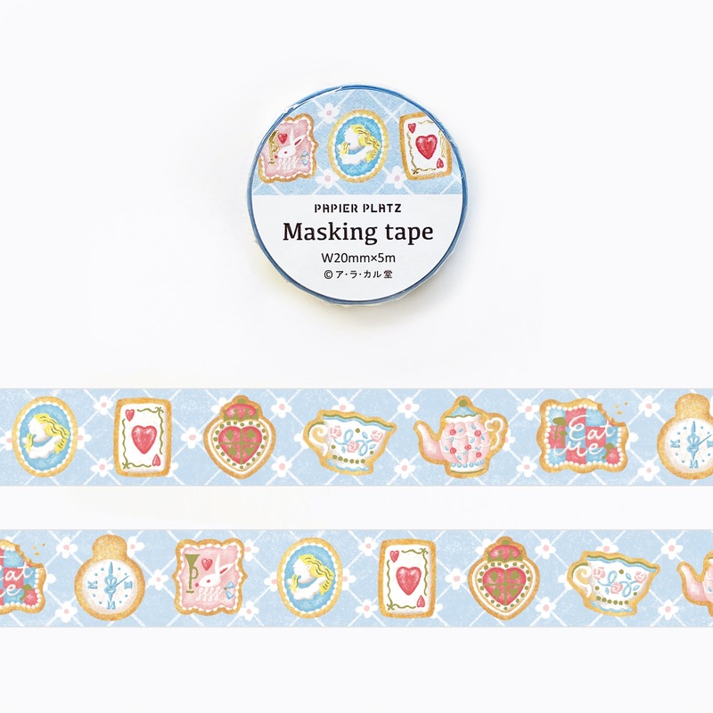 Papier Platz x A La Cardo – Alice’s Icing Cookies Masking Tape