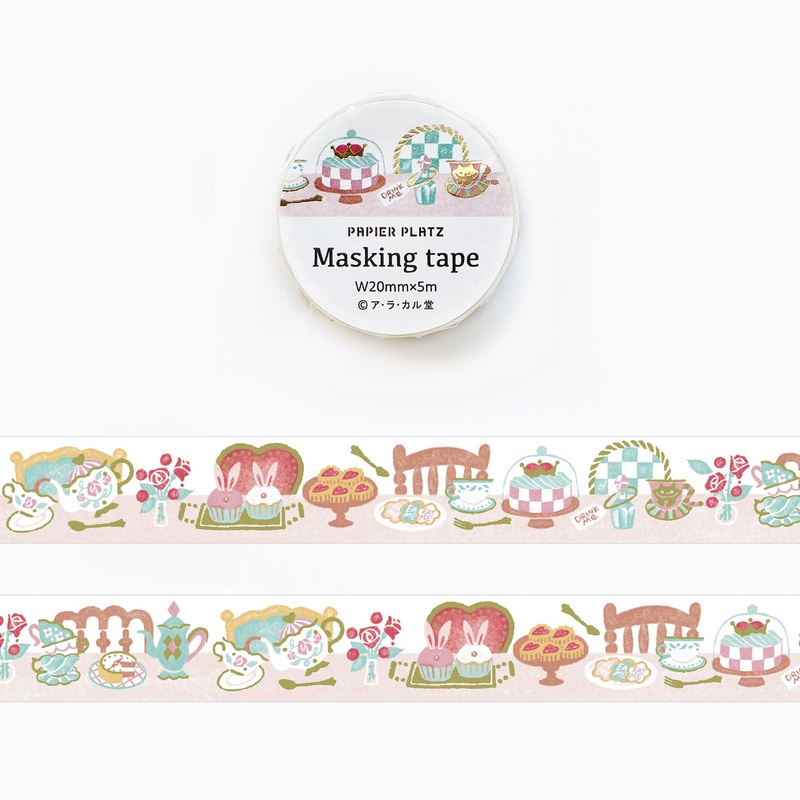 Papier Platz x A La Cardo – Alice’s Tea Party Masking Tape