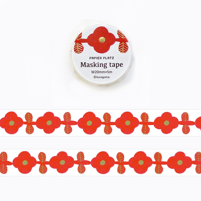 Papier Platz x kurogoma – Flowery Masking Tape