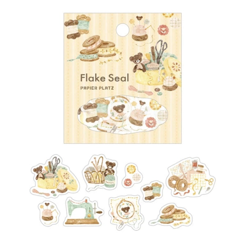 Papier Platz x Nakauchi Waka Flake Stickers – Cottagecore