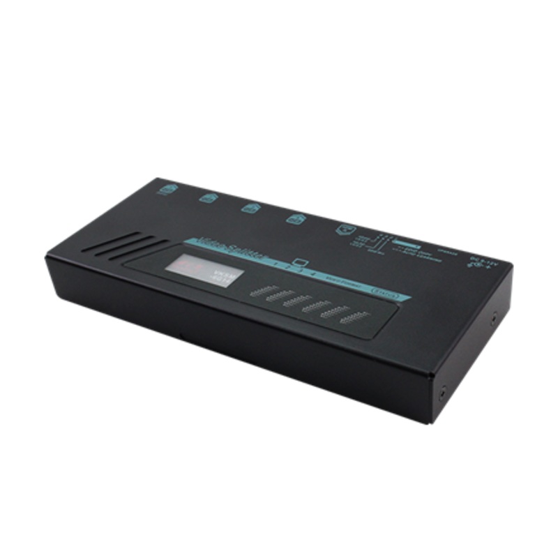 REXTRON 1 in 4 Out 18G HDMI 2.0 Splitter. Supports Ultra-HD Resolution up to 4K@60Hz Max Res: (3840×2160). LED Indicators, Supports EDID, Automatic Power Save, Easy Install.
