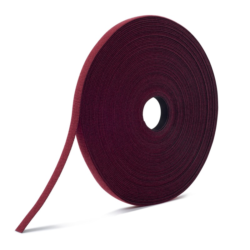 VELCRO ONE-WRAP 12.5mm Continuous 22.8m Fire Retardant Cable Roll. Custom Cut to Length. Self-Engaging Reusable & Infinitely Adjustable. Easy Cable Management. Black Colour