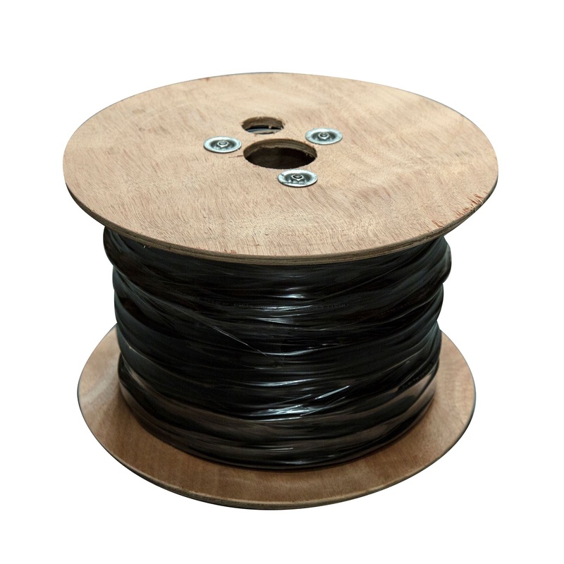 DYNAMIX 152m 2Core 16AWG/1.31mm Dual Sheath High-Performance Speaker Cable. 65/0.16BCx2C, OD: 5.8mm, Rip Cord CL3 Rated. Colour Black Jacket. Meter Marked.