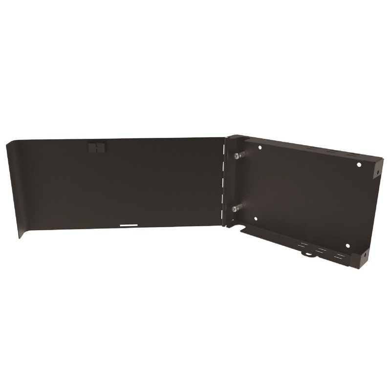 DYNAMIX Mini Unloaded Wall Mount Fibre Enclosure with 1x MPO Slot. Supports MPO Cassette or Adapter Plates (DYNAMIX FFP Series). Includes 1x Splice Bridge, 1x Cable Gland, 24x 40mm Splice Protectors.