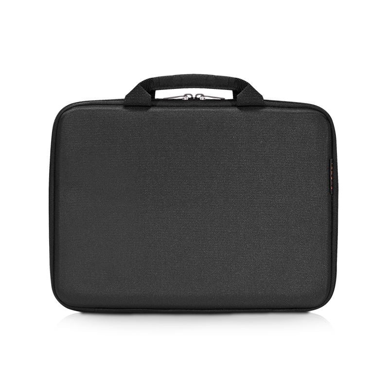 EVERKI EVA Hard Shell 11.7”, with High-Density Memory Foam to Protect Chromebooks/Laptops up to 11.7”. Includes Hook & Loop Strap for Added Protection. Dual handles for Easier Carrying. Black Colour.