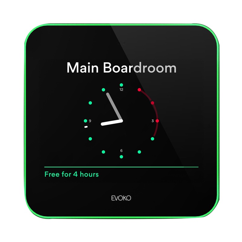 EVOKO LISO Room Manager with 8″ Capacitive Multi-Touch LCD Screen. 1Gb LAN Port, 802.11n WiFi. RFID/ NFC. Calendar Services Support for MS Office 365, Exchange 2016, 2013, 2010, Google Apps for Work. PoE.