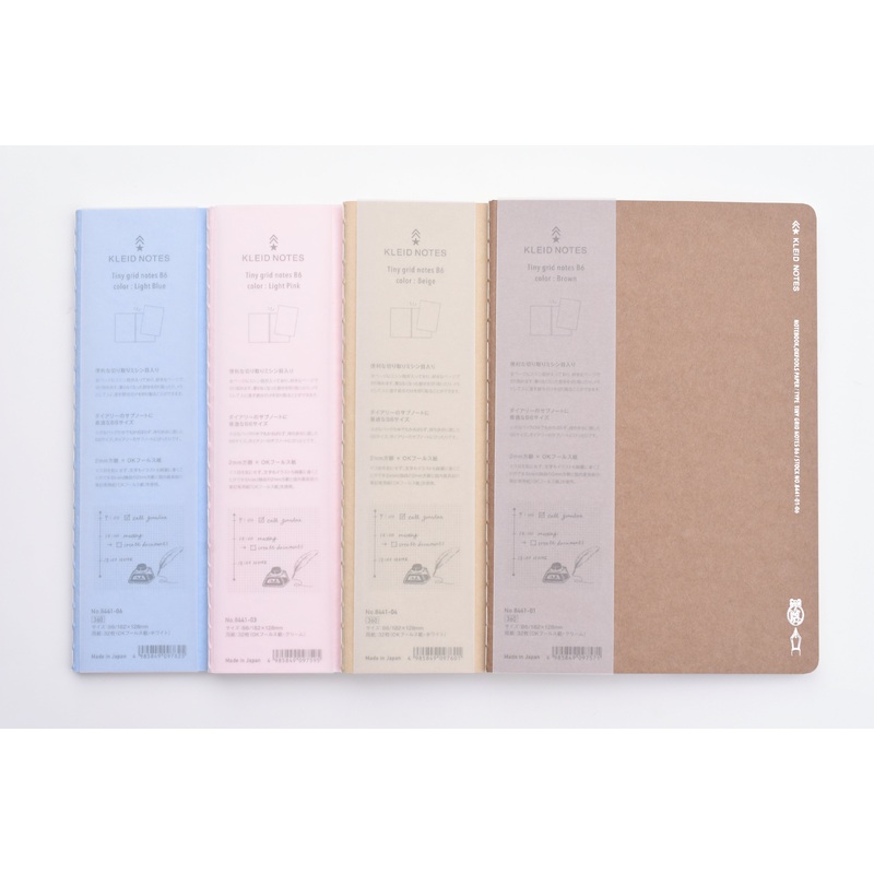 Kleid Tiny Grid 2mm Notes – B6