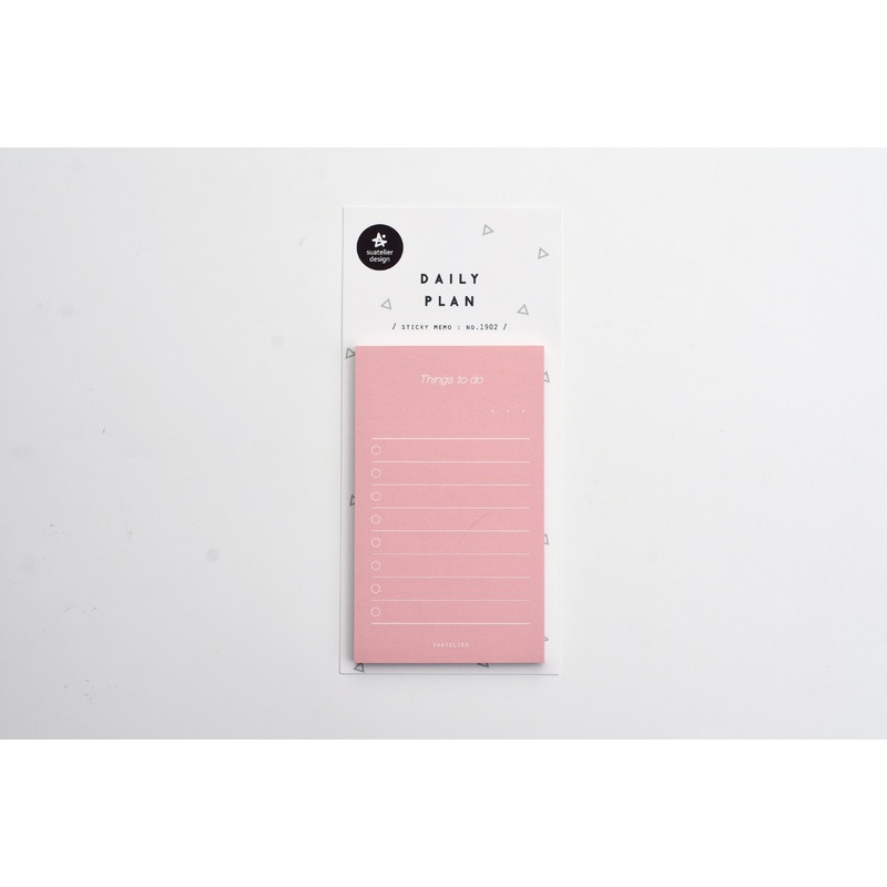 Suatelier – Sticky Memo – Daily Plan 02