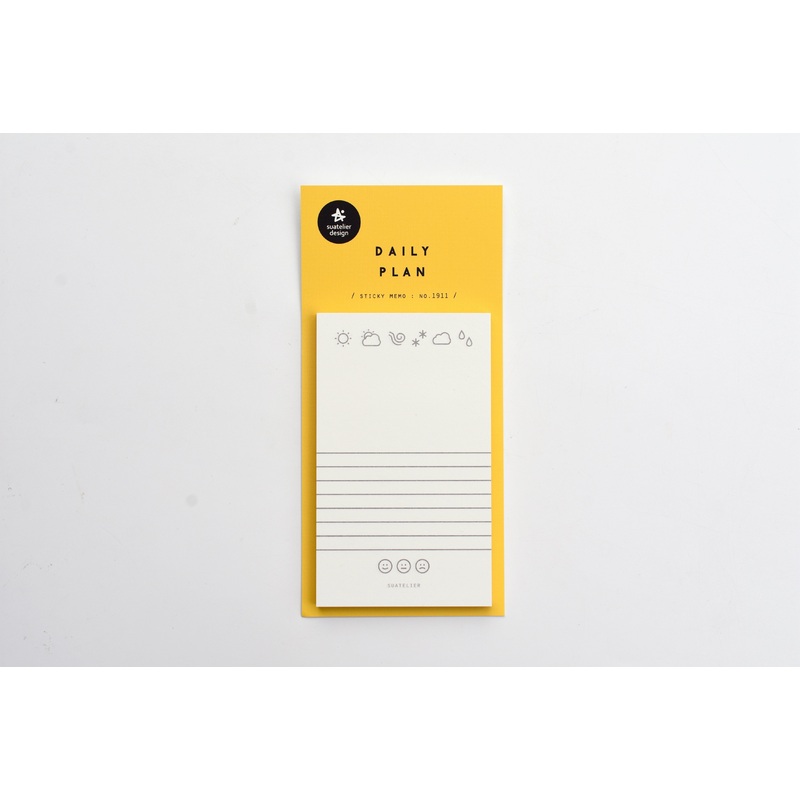 Suatelier – Sticky Memo – Daily Plan 08