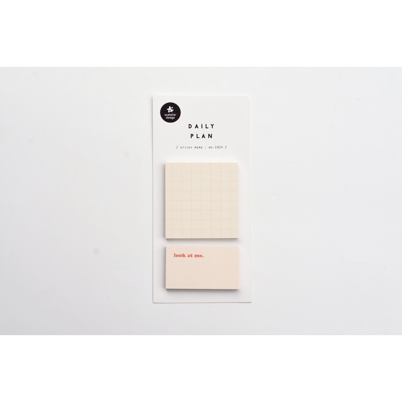 Suatelier – Sticky Memo – Daily Plan 18
