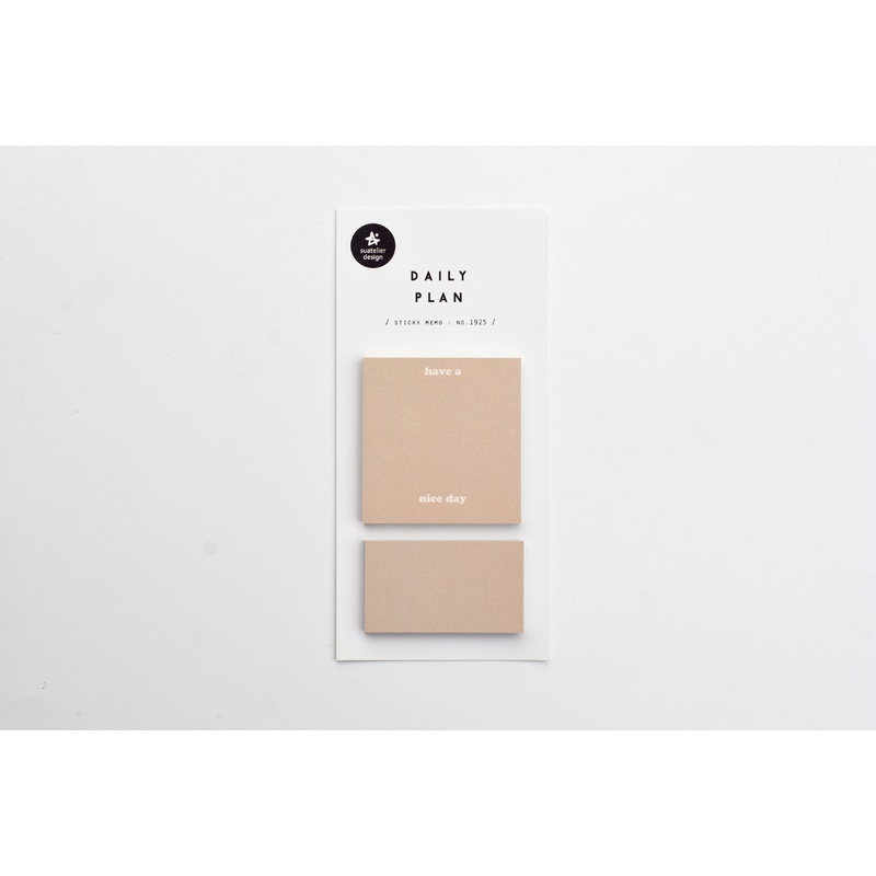 Suatelier – Sticky Memo – Daily Plan 19
