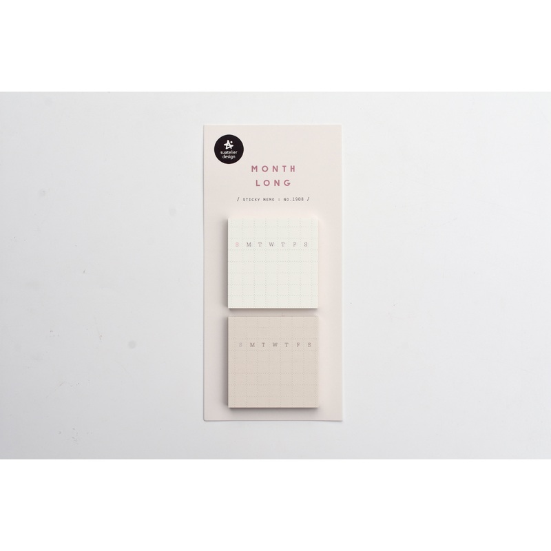 Suatelier – Sticky Memo – Month Long