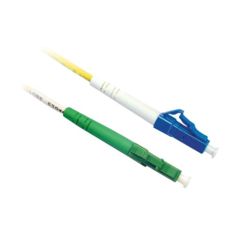 DYNAMIX 10M 9u LC APC/LC Simplex Single Mode G657A1 Bend Insensitive Fibre Lead. Yellow LSZH Jacket