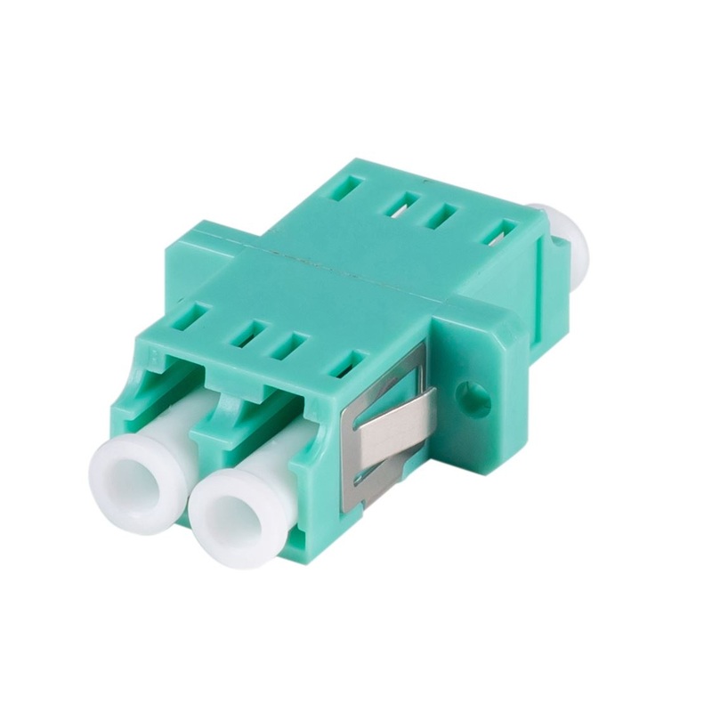 DYNAMIX Fibre LC/LC Duplex Multi- Mode Joiner, PhBr sleeve, Aqua colour