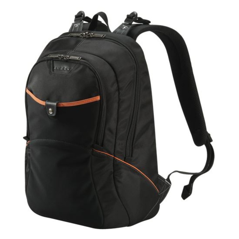 EVERKI Glide Laptop Backpack 17.3” Integrated corner-guard protection, Shoulder strap stash pocket, Felt-lined iPad/tablet pocket