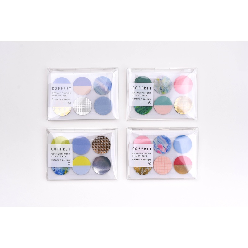 Hitotoki Coffret Cosmetic Motif Film Sticker – Circle