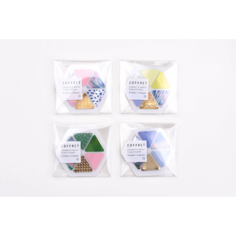 Hitotoki Coffret Cosmetic Motif Film Sticker – Triangle