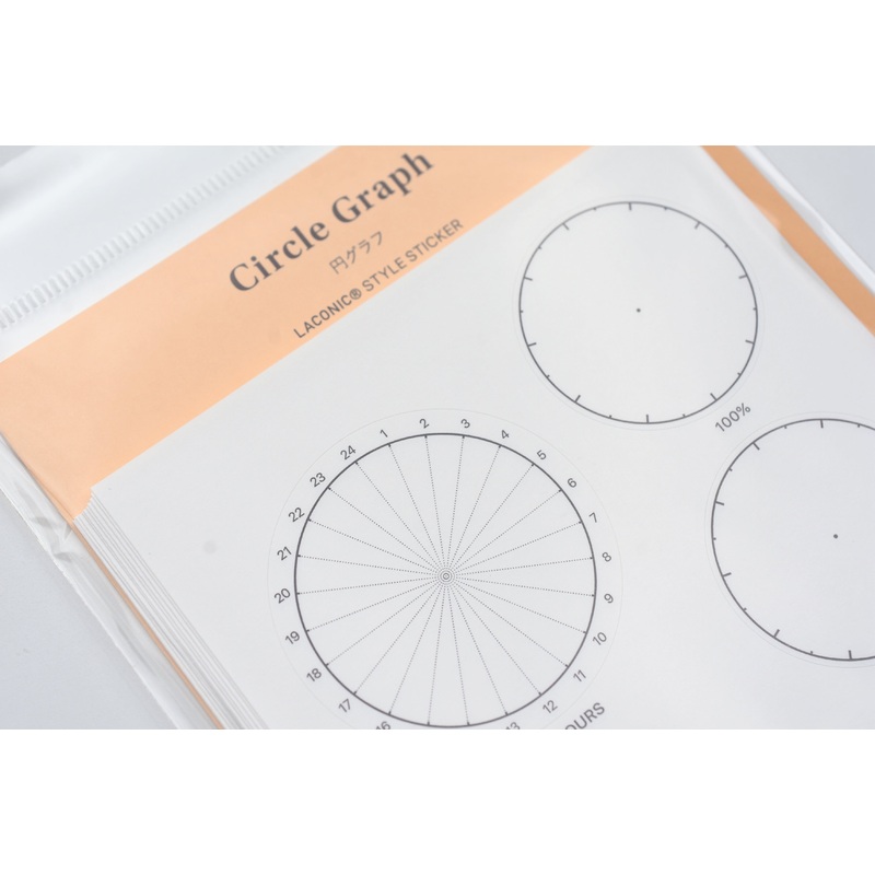 Laconic Style Sticker – Circle Graph