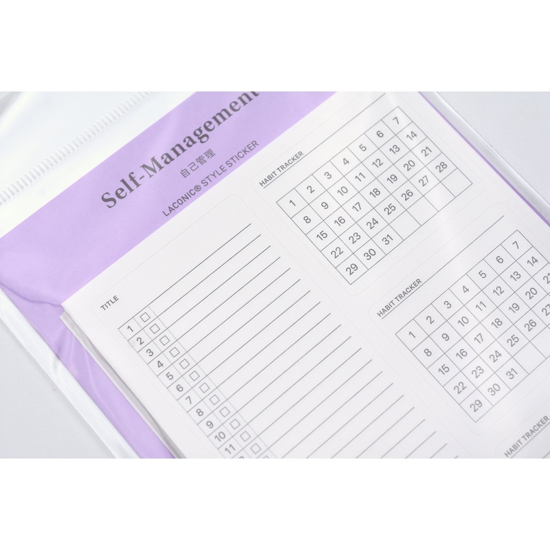 Laconic Style Sticker – Self-Management