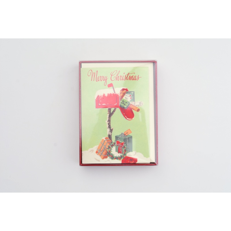 Christmas Mailbox Boxed Notes