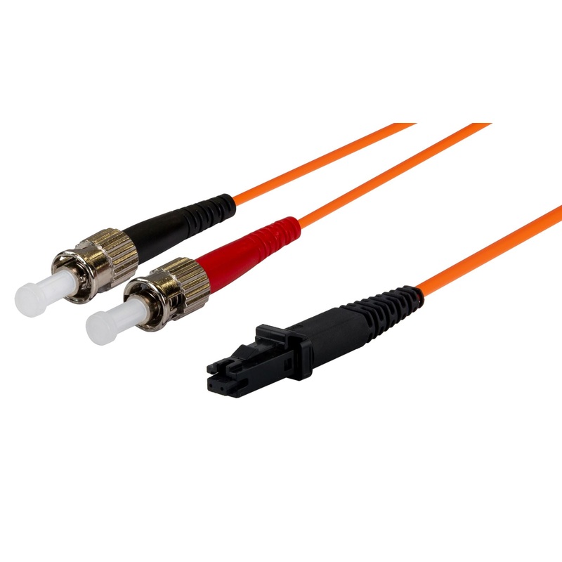 DYNAMIX 20M 62.5u MT-RJ/ST OM1 Fibre Lead (Duplex, Multimode) Orange LSZH Jacket