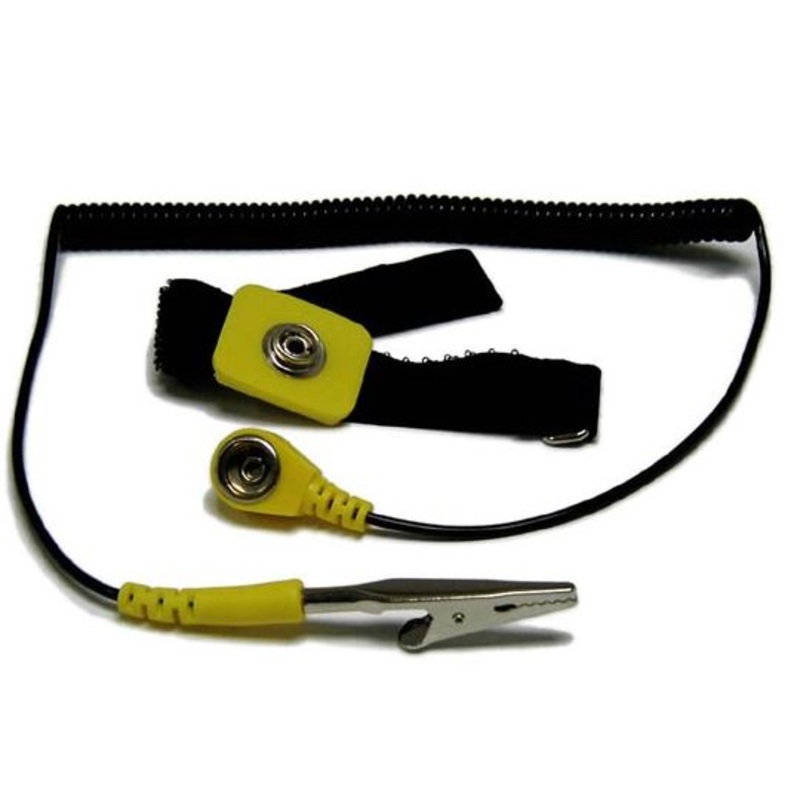 SPROTEK Anti-Static Wrist Strap. 1.8m Grounding Cord Essential for Static Protection While Working on PC”s.