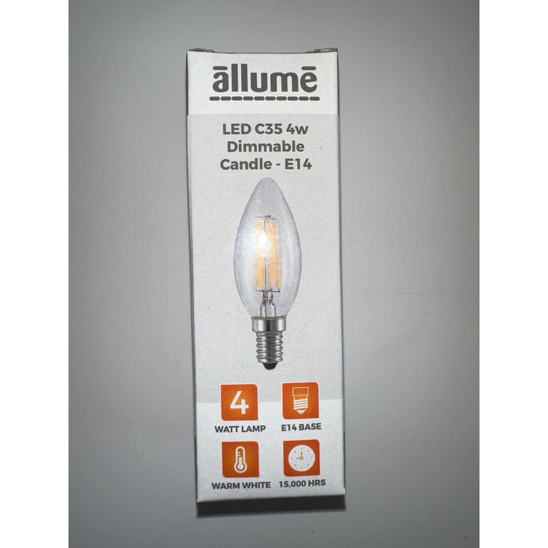 Allume LED C35 4W Dimmable Candle – E14/B22
