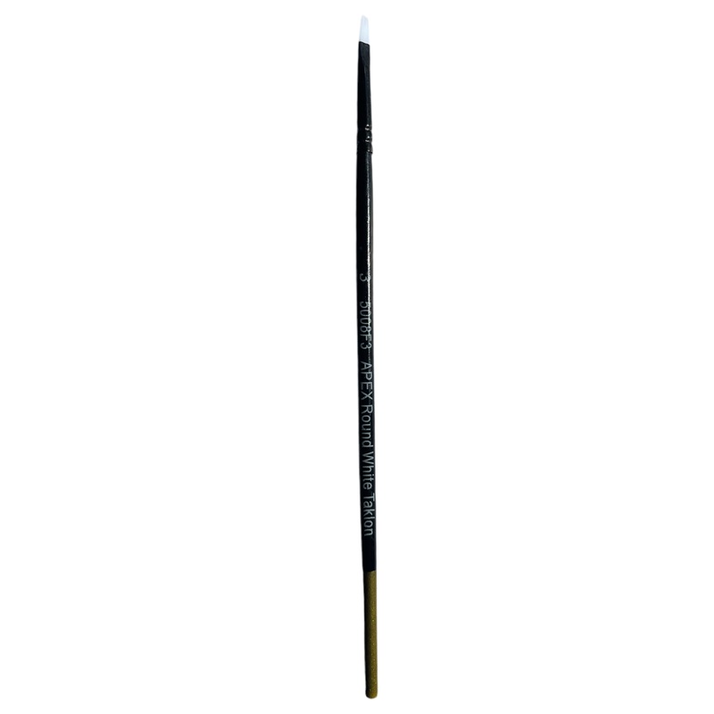 Apex Round White Size.3 Brush- Pack of 4