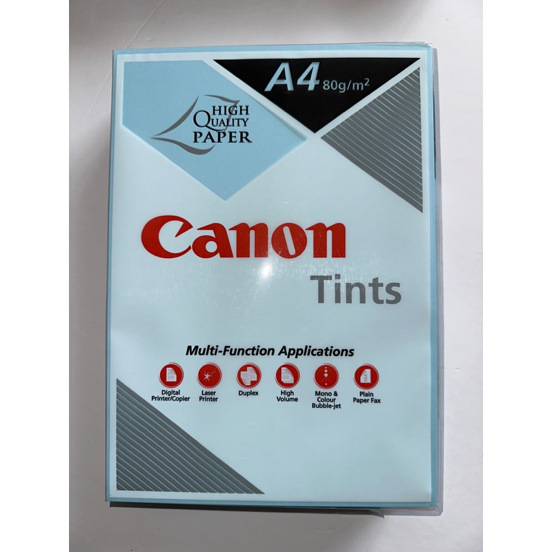 Canon Tints A4 Paper (80 GSM, 500 Sheets) – Available in Various Colors